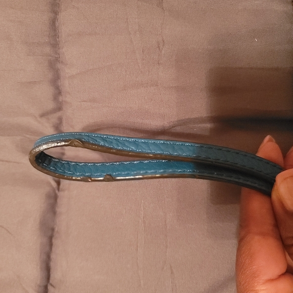 Michael Kors Turquoise Blue Wristlet - Picture 3 of 5